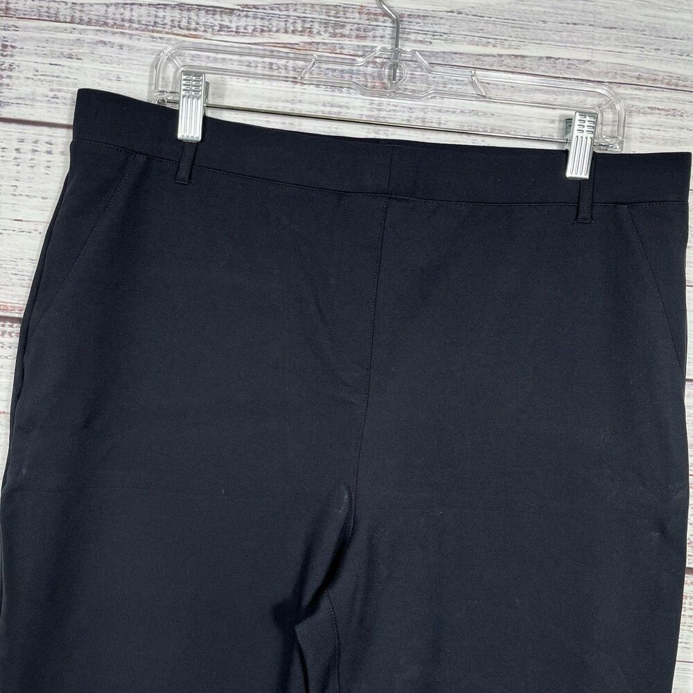Quince Ultra-Stretch Ponte Straight Leg Pants Women’s PXL Pull On Navy XL Petite